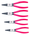Wiha Straight Internal Retaining Ring Plier Set -- 4 Pieces -- Includes: Tips: .035; .050; .070; & .090" - Exact Tool & Supply