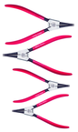 Wiha Straight External Retaining Ring Plier Set -- 4 Pieces -- Includes: Tips: .035; .050; .070; & .090" - Exact Tool & Supply