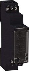 Schneider Electric - 6 Pin, 100 hr Delay, Multiple Range SPST Time Delay Relay - 0.7 Contact Amp, 250 VAC, On Board Trimpot - Exact Tool & Supply