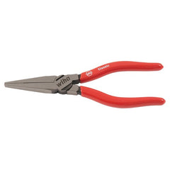 SOFT GRIP LONG FLAT NOSE PLIERS 6.3″ - Exact Tool & Supply
