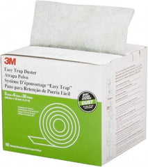 Ability One - 6" Long x 8" Wide Synthetic Duster Cut-to-Length Roll - Snap-On, White - Exact Tool & Supply