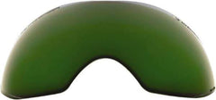Save Phace - 11" Wide x 3-3/4" High, Lens Shade 5, Polycarbonate Lens - 5/8" Thick, Green, Inside Mount - Exact Tool & Supply