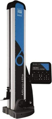 TESA Brown & Sharpe - 14" Electronic Height Gage - 0.001, 0.0001, 0.00001" Resolution, Accurate to 0.00008", Hybrid Touch Screen and Touch Pad Display, USB, RS-232 Data Output - Exact Tool & Supply