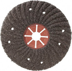 Camel Grinding Wheels - 4-1/2" Diam 7/8" Hole 60 Grit Fiber Disc - Medium Grade, Silicon Carbide, 8,500 Max RPM, Series Semi Flex Red Fiber - Exact Tool & Supply