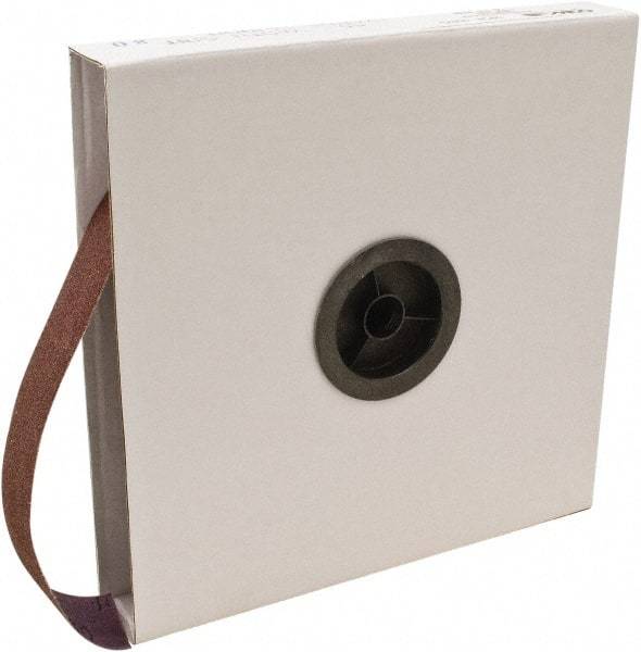 Camel Grinding Wheels - 1" x 50 Yd 320 Grit Aluminum Oxide Shop Roll - Very Fine Grade - Exact Tool & Supply