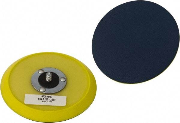 Camel Grinding Wheels - 5" Diam Disc Backing Pad - 12,000 RPM - Exact Tool & Supply
