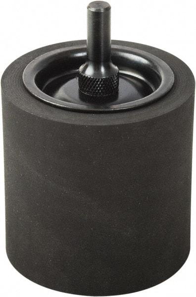 Camel Grinding Wheels - 1/2" Wide x 1/2" Diam, Expander Wheel Spiral Band Drum - 1/4" Shank Diam, 30,000 RPM - Exact Tool & Supply
