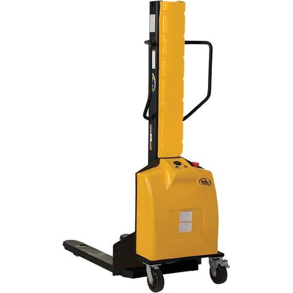 Vestil - Battery Operated Lifts Type: Narrow Mast Stacker Load Capacity (Lb.): 1,000 - Exact Tool & Supply