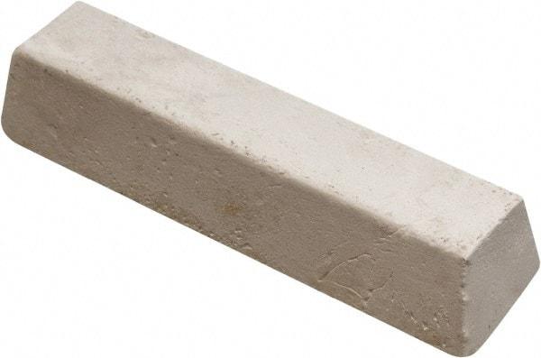 Camel Grinding Wheels - 1 Bar SS51 Compound - Compound Grade Extra Fine, 1,200 Grit, White, For Fine Polishing, Use on Aluminum, Natural Stone, Stainless Steel & Steel - Exact Tool & Supply
