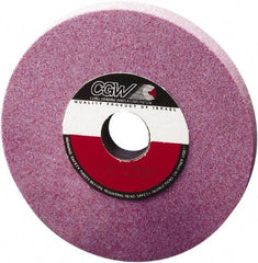 Camel Grinding Wheels - 7" Diam x 1-1/4" Hole x 1/2" Thick, K Hardness, 80 Grit Surface Grinding Wheel - Ceramic, Type 1, Fine Grade, Vitrified Bond, No Recess - Exact Tool & Supply