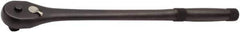 Proto - 3/8" Drive Pear Head Quick-Release Ratchet - Black Oxide Finish, 8-1/2" OAL, 45 Gear Teeth, Quick Release Handle - Exact Tool & Supply