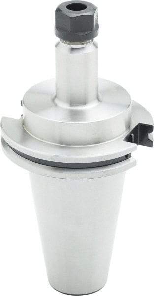 Parlec - 0.5mm to 10mm Capacity, 4" Projection, CAT50 Taper Shank, ER16 Collet Chuck - 8" OAL - Exact Tool & Supply