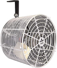 Schaefer Ventilation Equipment - 8" Blade, 1/100 hp, 450 CFM, Industrial Circulation Fan - Ceiling Mount, 1 Speed - Exact Tool & Supply