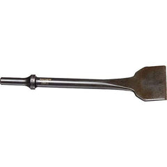 Mayhew - 2" Head Width, 8-1/2" OAL, Scraper Punch - Round Drive, Round Shank, Steel - Exact Tool & Supply