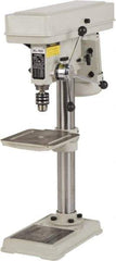 Enco - 254mm Swing, Step Pulley Drill Press - 5 Speed, 1/2 hp, Single Phase - Exact Tool & Supply