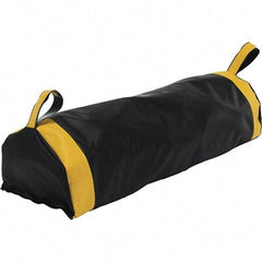 Vestil - Vinyl Duffel Bag (Style) Dock Seal Draft Blocker - 36" Strip Width x 12" Strip Thickness, Black - Exact Tool & Supply