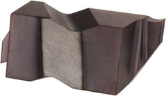 Hertel - 3047IG K Grade HC215, 1.19mm Cutting Width Carbide Grooving Insert - 1.9mm Max Depth of Cut, Right Hand, TiAlN Finish - Exact Tool & Supply