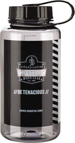 Ergodyne - 0.25 Gal Water Bottle Pouch - Plastic, Gray - Exact Tool & Supply