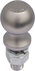 Vestil - 2-5/16" Diam, 2-1/2" Shank Length, Hitch Ball - 1" Shank Diam, 5,000 Lb Capacity, Chrome - Exact Tool & Supply