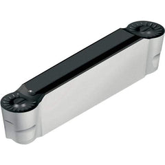 Walter - 2R1.20LGX Grade WTA33, 1.2mm Cutting Width Carbide Grooving Insert - Left Hand, TiCN/Al2O3 Finish - Exact Tool & Supply