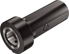 Sandvik Coromant - Neutral Cut, C5 Modular Connection, Round Shank Lathe Modular Clamping Unit - 0.1181" Square Shank Diam, 5.669" OAL, Through Coolant - Exact Tool & Supply