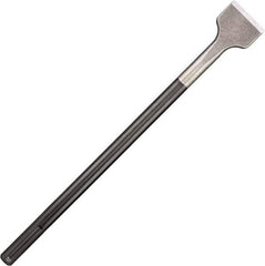DeWALT - 2" Head Width, 16" OAL, 7/8" Shank Diam, Scaling Chisel - SDS Max Drive, SDS Max Shank, Steel - Exact Tool & Supply