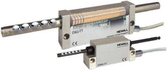 Newall - 88" Max Measuring Range, 5 & 10 µm Resolution, 98" Scale Length, Inductive DRO Linear Scale - 10 µm Accuracy, IP67, 11-1/2' Cable Length, Series DSG-TT - Exact Tool & Supply