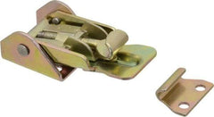 Value Collection - 3-13/32" Long x 1-3/16" Wide, Adjustable Toggle Latch - Steel, with Yellow Chromate Finish - Exact Tool & Supply