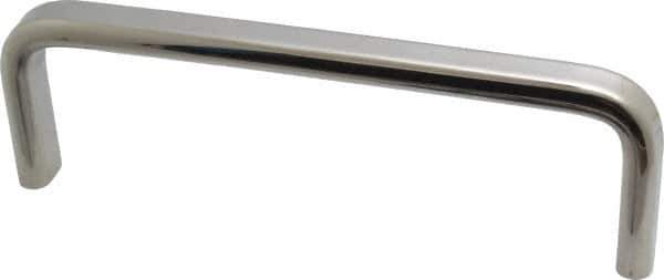 Sugatsune - 9/16" Handle Diam, Polished Stainless Steel Drawer Pull - 1-31/32" Projection, 6-1/4" Center to Center, 6-1/4" Long - Exact Tool & Supply