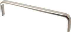 Sugatsune - 9/16" Handle Diam, Polished Stainless Steel Drawer Pull - 1-31/32" Projection, 8-1/8" Center to Center, 8-1/8" Long - Exact Tool & Supply
