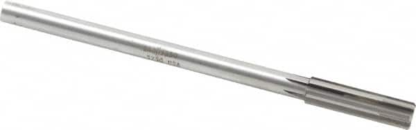 Made in USA - 0.525" Carbide-Tipped 6 Flute Chucking Reamer - Exact Tool & Supply