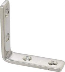 Sugatsune - 1-13/16" Long x 1/2" Wide, 18-8 Stainless Steel, Corner Brackets - Exact Tool & Supply