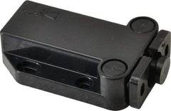 Sugatsune - 2-1/4" Long x 1-3/8" Wide x 5/8" High, Plastic Safe Push Latch - MC-37 Catch - Black Coated - Exact Tool & Supply
