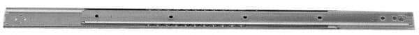 Sugatsune - 22" Slide Length, 16.72" Travel Length, Stainless Steel Ball Bearing Slide SSR-5 - 1/2" Wide, 2-3/4" High, 207 Lb Capacity at Full Extension, Satin Finish - Exact Tool & Supply
