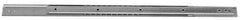 Sugatsune - 22" Slide Length, 16.72" Travel Length, Stainless Steel Ball Bearing Slide SSR-5 - 1/2" Wide, 2-3/4" High, 207 Lb Capacity at Full Extension, Satin Finish - Exact Tool & Supply