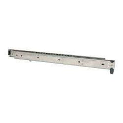 Sugatsune - 18" Slide Length, 19.08" Travel Length, Stainless Steel Ball Bearing Slide ESR-3 - 3/4" Wide, 2-1/8" High, 123 Lb Capacity at Full Extension, Satin Finish - Exact Tool & Supply