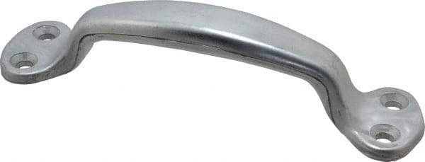 Made in USA - 8-5/16" Long x 1-3/64" Wide, Cast Steel Heavy Duty Door Pull - Unfinished - Exact Tool & Supply