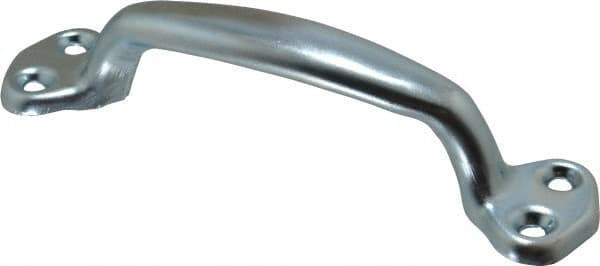 Made in USA - 8-5/16" Long x 1-1/16" Wide, Steel Heavy Duty Door Pull - Zinc Coated - Exact Tool & Supply