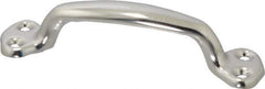 Made in USA - 8-5/16" Long x 1-1/16" Wide, Steel Heavy Duty Door Pull - Stainless Coated - Exact Tool & Supply