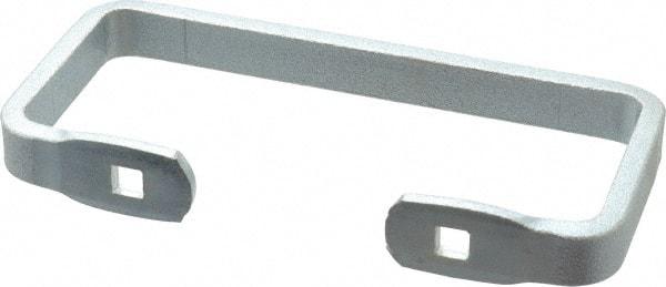 Made in USA - 7-23/32" Long, Grab Handle - Zinc Finish, Steel - Exact Tool & Supply