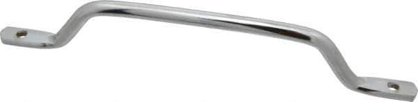 Made in USA - 13" Long, Grab Handle - Chrome Finish, Steel - Exact Tool & Supply