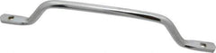 Made in USA - 13" Long, Grab Handle - Chrome Finish, Steel - Exact Tool & Supply