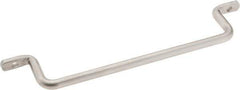 Made in USA - 10" Long, Grab Handle - Plain - Exact Tool & Supply