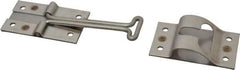 Made in USA - 5-1/2" Long Stainless Door Holder - 4" Stem Length - Exact Tool & Supply