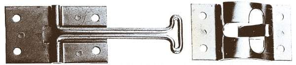 Made in USA - 7-1/2" Long Zinc Door Holder - 6" Stem Length - Exact Tool & Supply