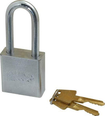 American Lock - 2" Shackle Clearance, Keyed Different A5201 Padlock - 5/16" Shackle Diam, Steel - Exact Tool & Supply