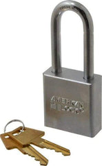 American Lock - 2" Shackle Clearance, Keyed Alike A5201 Padlock - 5/16" Shackle Diam, Steel - Exact Tool & Supply