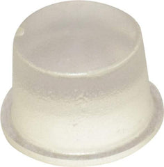 Made in USA - 0.62" Wide x 0.4" High, Self Adhesive Polyurethane Bumpers - Cylindrical - Exact Tool & Supply