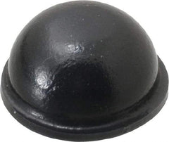 Made in USA - 0.62" Wide x 0.31" High, Self Adhesive Polyurethane Bumpers - Hemispherical - Exact Tool & Supply