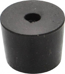 Made in USA - 5/16 Thread, 1/2" High, Rubber Bumpers - Recessed, 1/4" C-Projection Gage Line to Nose End, 5/8" Minor Axis - Exact Tool & Supply